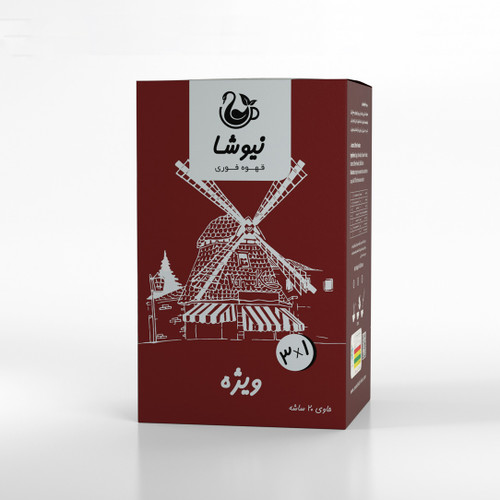 پودر مخلوط قهوه فوری نیوشا(باشکر)