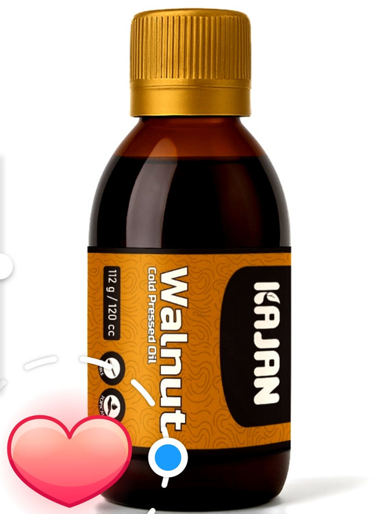 روغن خالص گردو کاملاً ارگانیک و با پرس سرد